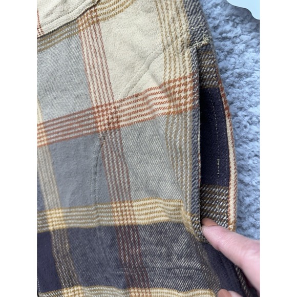 Sierra Nevada Brown Plaid Collared‎ Button Down Flannel New Shirt Women's Size M - Picture 15 of 16